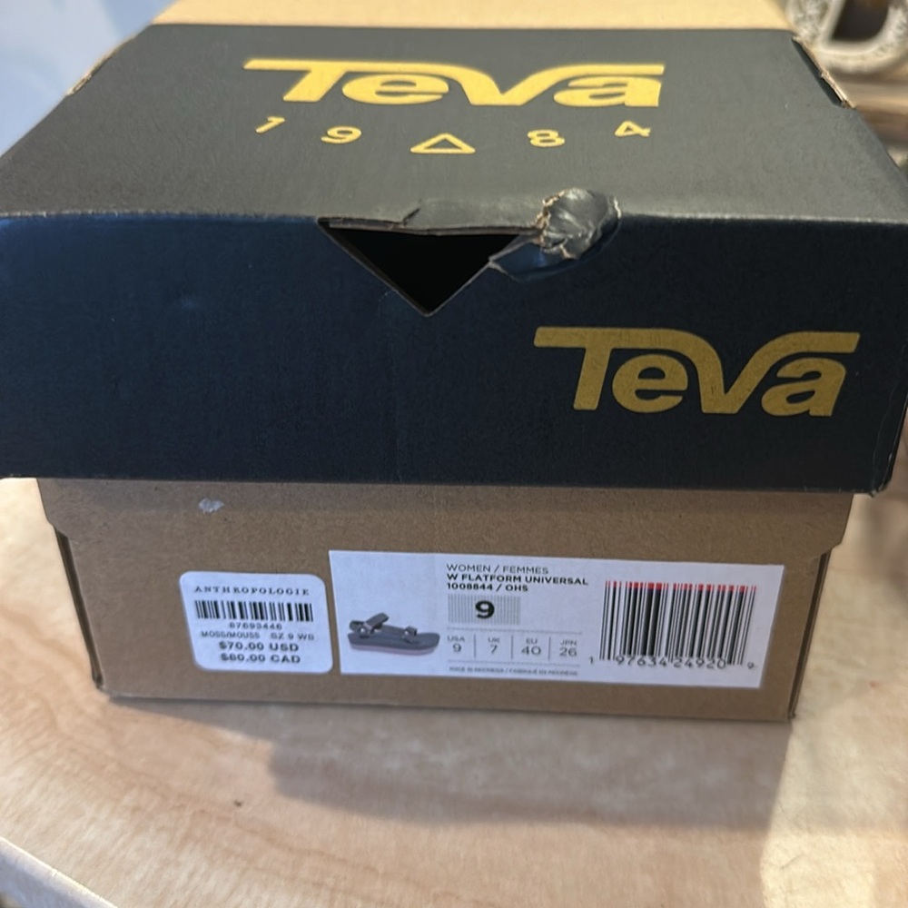 NWT Teva Flatform Universal Sandals from Anthropoloigie - Picture 5 of 7